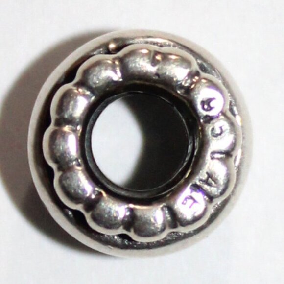 Pandora Sterling Silver Dot Line Spacer Charm 790175 - Picture 4 of 6
